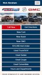 Mobile Screenshot of abrahamautomall.com